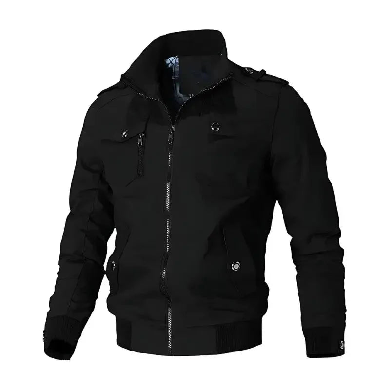 Veste imperméable en coton robuste