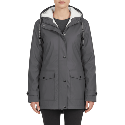 Veste de pluie étanche pour femme avec capuche