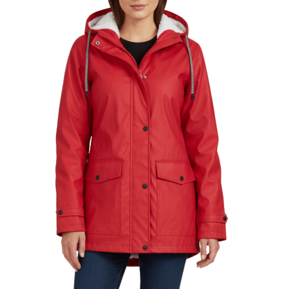 Veste de pluie étanche pour femme avec capuche