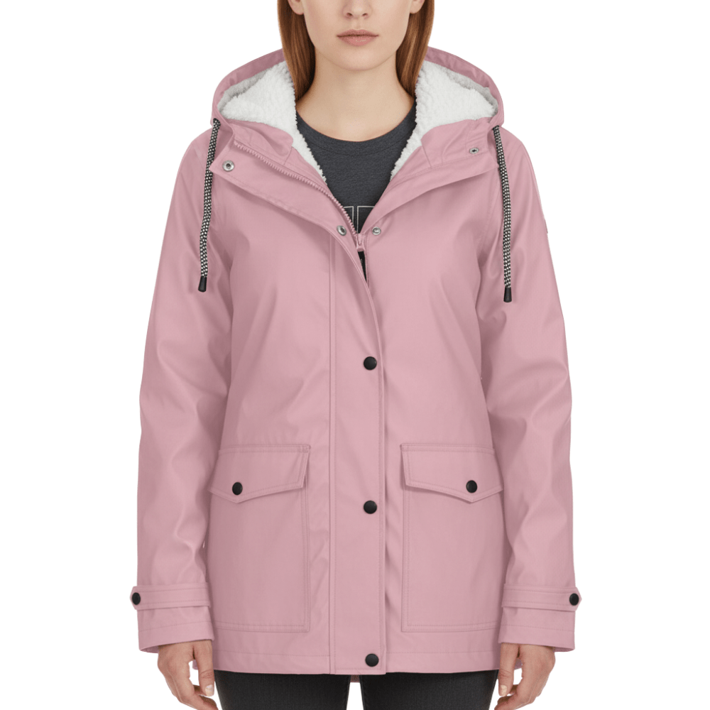 Veste de pluie étanche pour femme avec capuche
