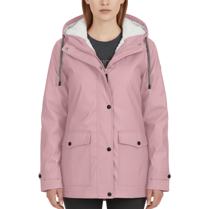 Veste imperméable femme capuche ajustable
