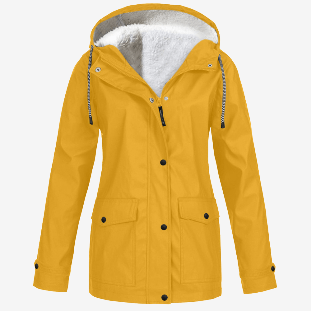 Veste imperméable femme capuche ajustable - PanierRoyale