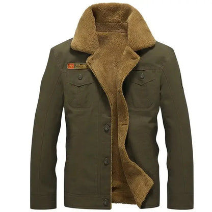 Veste Hivernale Doublée Polaire pour Homme