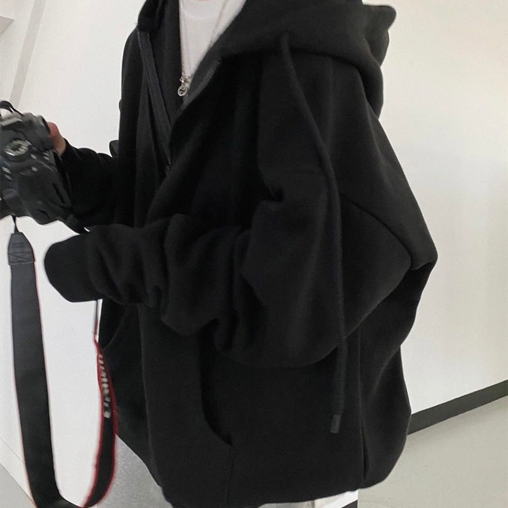 Veste à Capuche Dégagée pour Femme avec Poches Pratiques