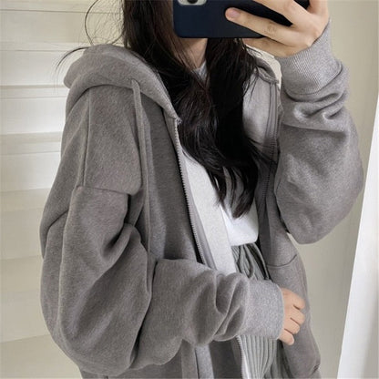 Veste Femme Oversize Confortable avec Poches et Couture Élégante