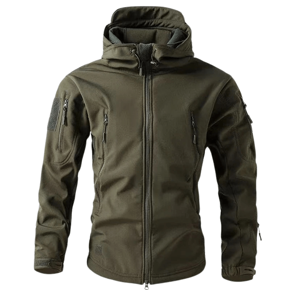Veste Imperméable avec Capuche Réversible pour Homme
