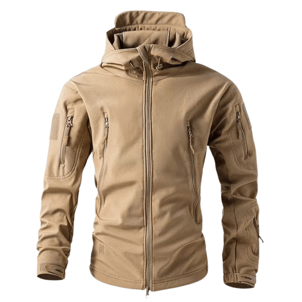 Veste Imperméable avec Capuche Réversible pour Homme