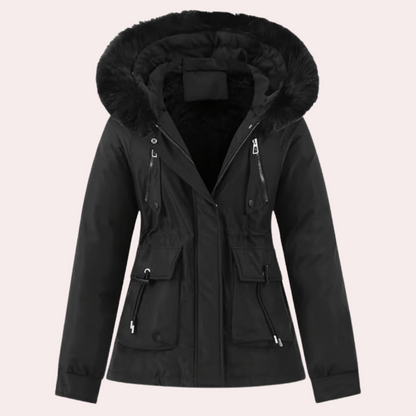 BELLA - Veste d'Hiver à Capuche Moderne pour Femmes