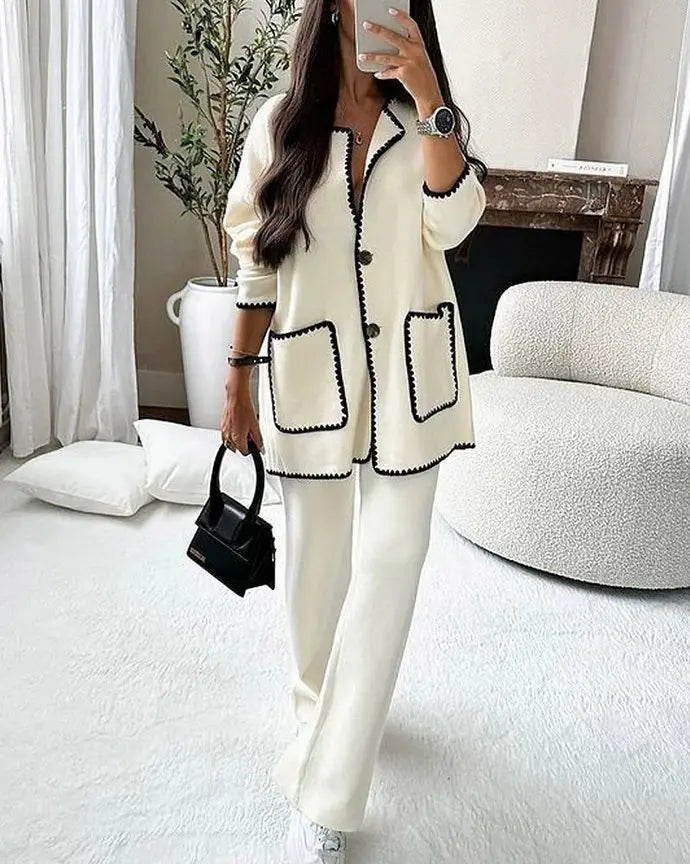 Veste et Pantalon Élégant Confortable pour Femme - BerlinGlamour