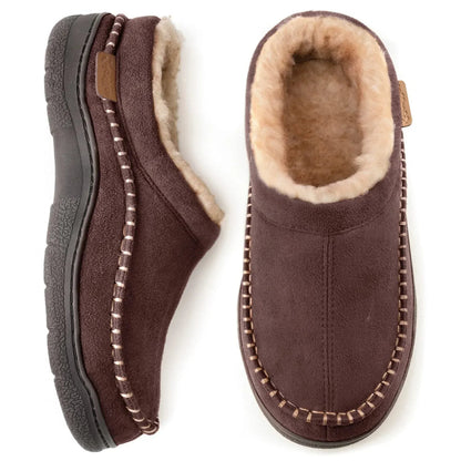 Chaussons Homme Chauds et Confortables avec Semelle Antidérapante