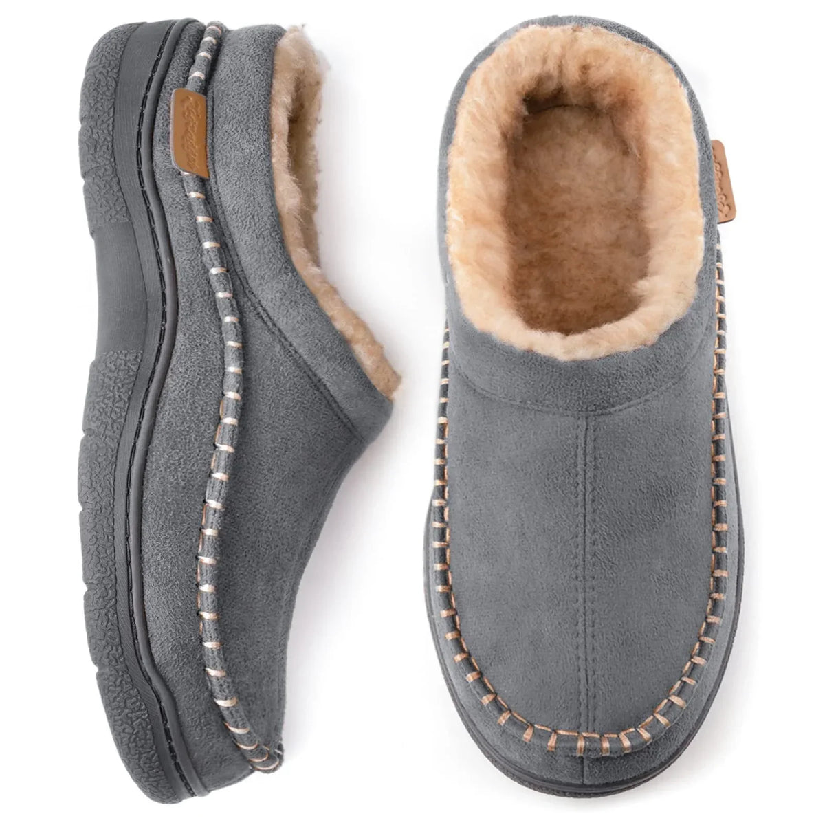 Chaussons Homme Chauds et Confortables avec Semelle Antidérapante - PanierRoyale