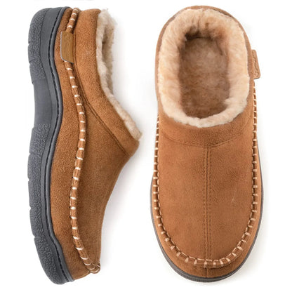 Chaussons Homme Chauds et Confortables avec Semelle Antidérapante