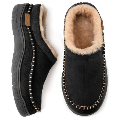 Chaussons Homme Chauds et Confortables avec Semelle Antidérapante