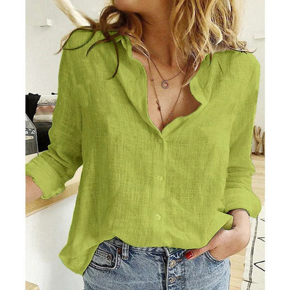Blouse Femme Chic à Manches Longues pour Travail ou Ville