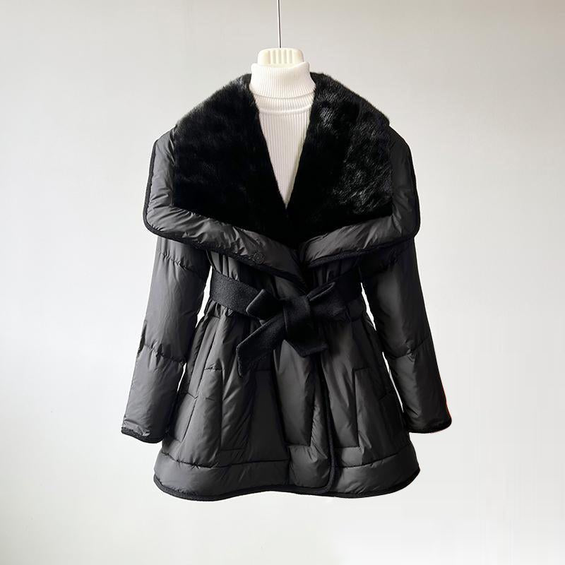 Manteau Femme Long Élégant pour Hiver - PanierRoyale