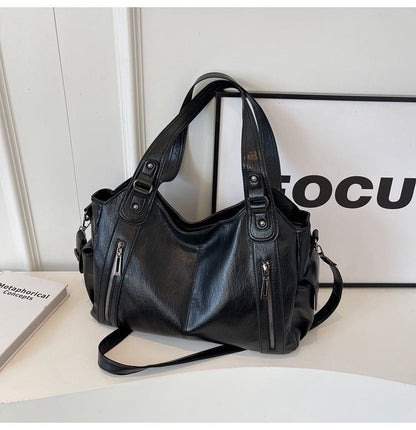 Sac à Main Cuir Femmes avec Poches Intérieures