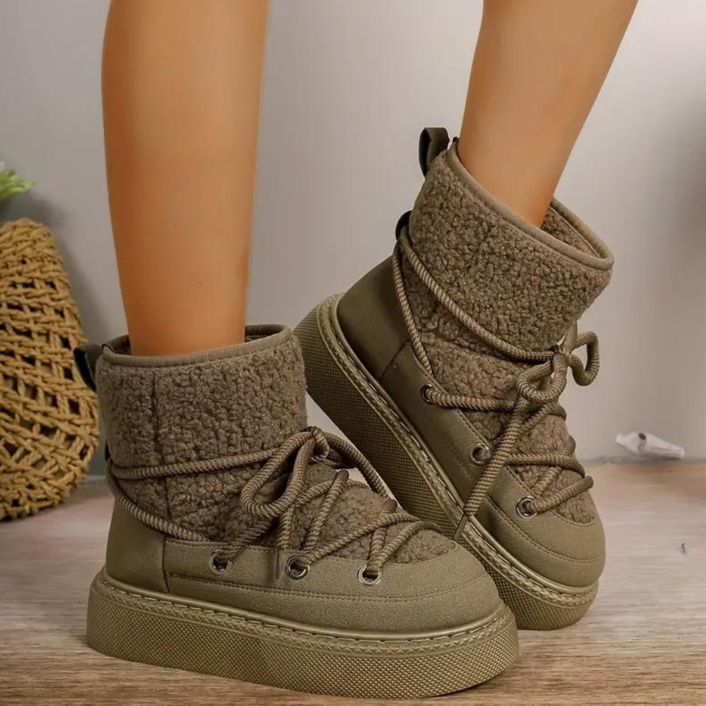 Bottes Neige Femmes Chaudes et Imperméables