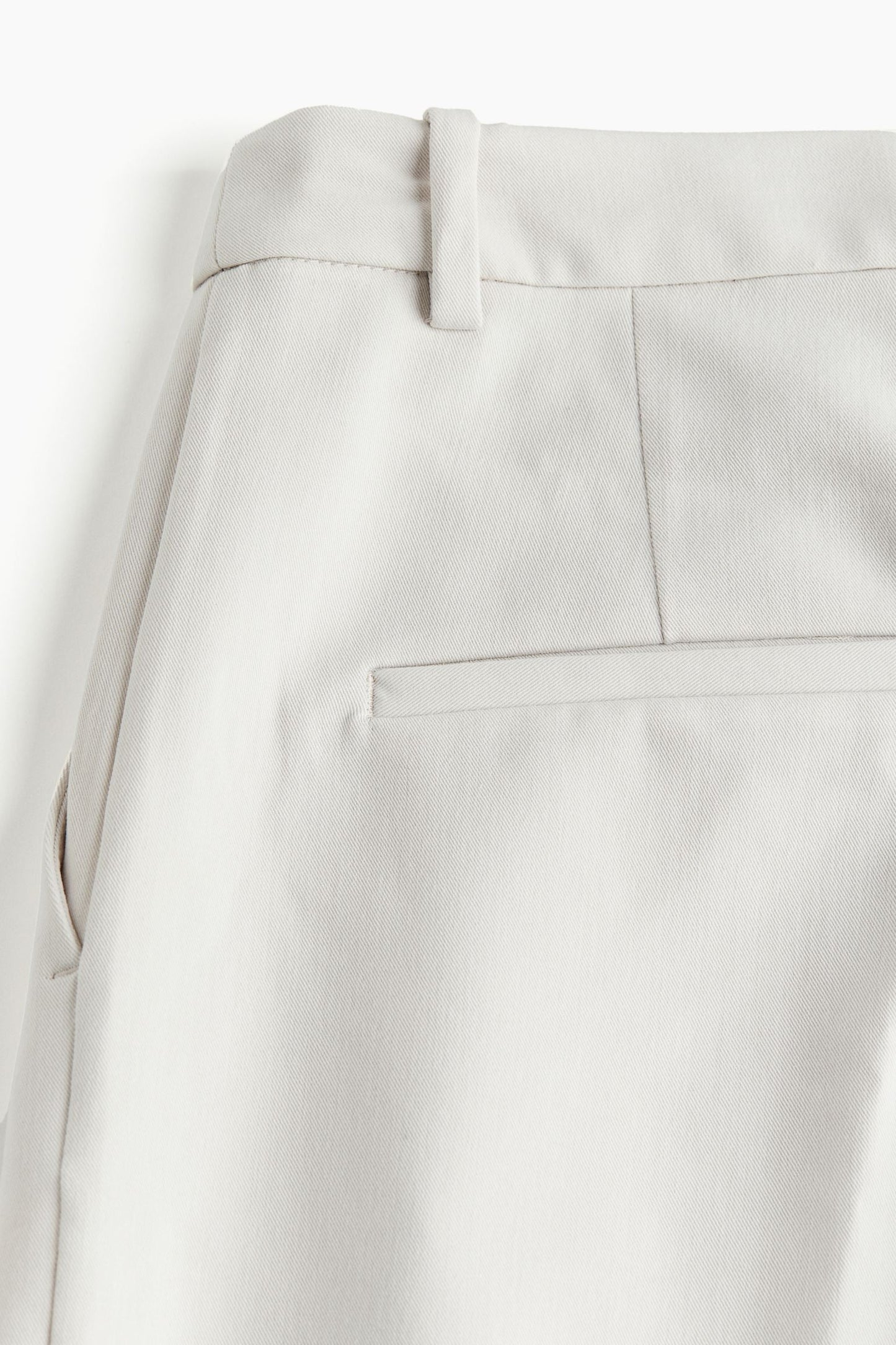 Pantalon Femme Droit avec Plis sur le Devant