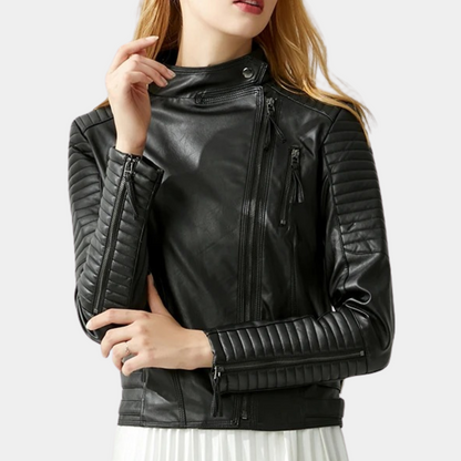 GUDRUN - Veste de Moto Élégante pour Femmes