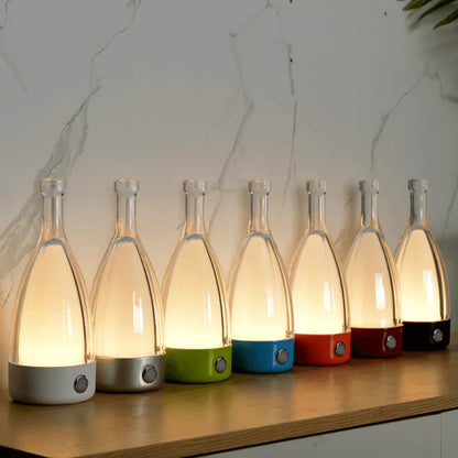 Lampe de Table LED Design Bouteille Réchargeable