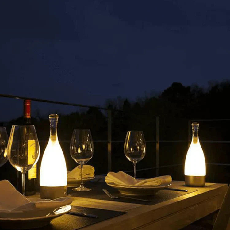 Lampe de Table LED Design Bouteille Réchargeable