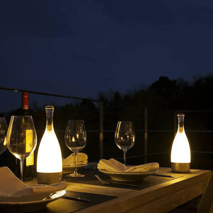 Lampe de Table LED Design Bouteille Réchargeable