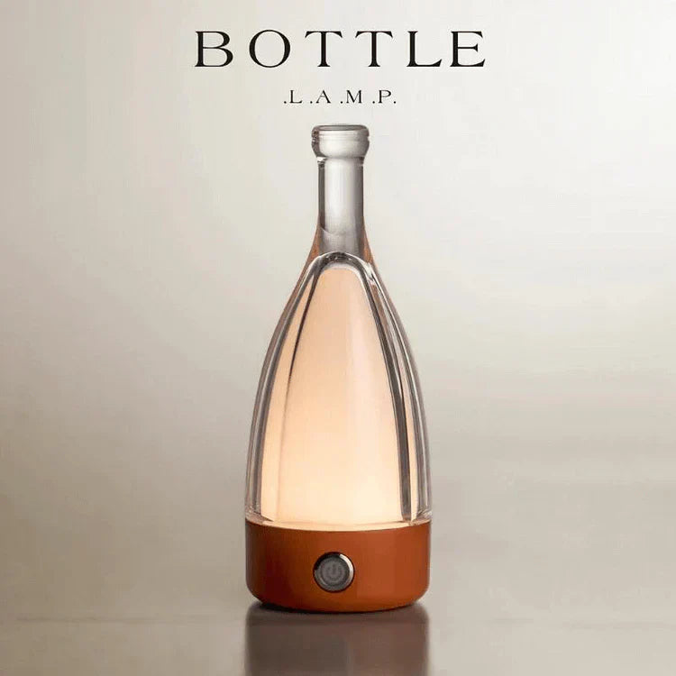 Lampe de Table LED Design Bouteille Réchargeable
