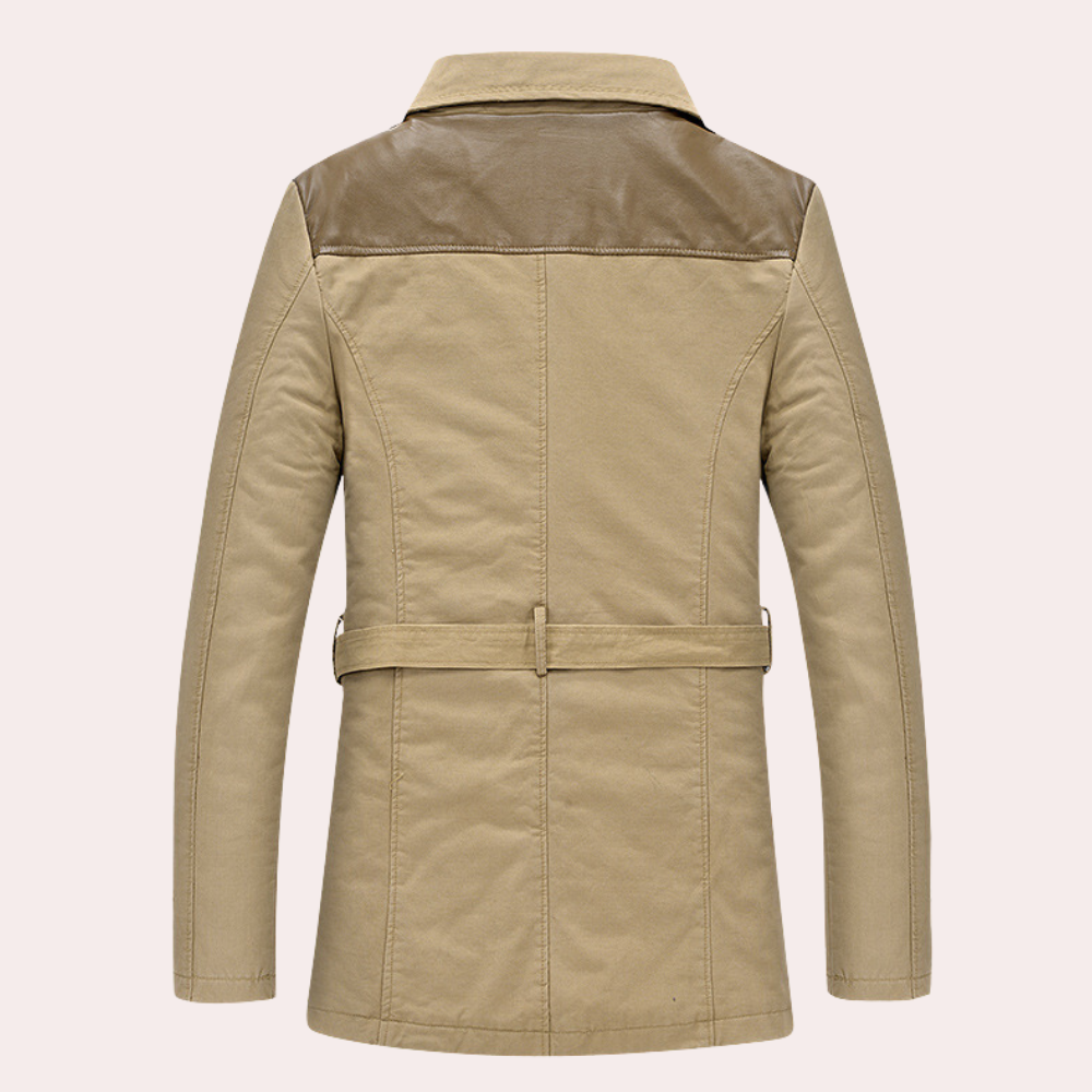YVAN - Manteau Trench Épais Elégant pour Hommes