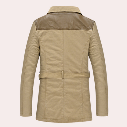 YVAN - Manteau Trench Épais Elégant pour Hommes