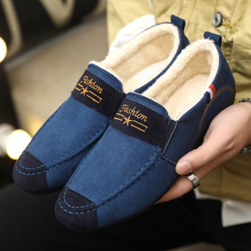 Mocassins Hiver Chauds et Confortables pour Homme