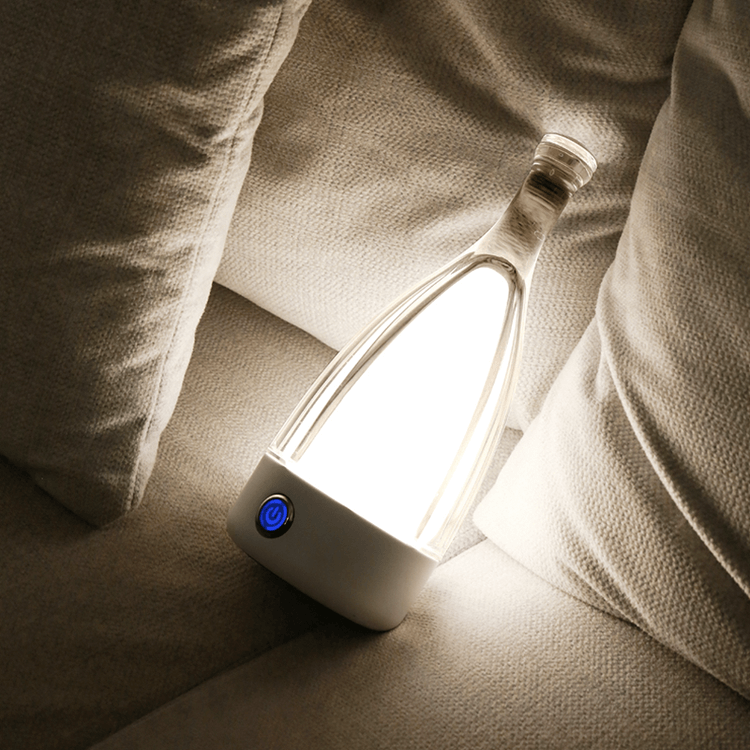 Lampe de Table LED Design Bouteille Réchargeable