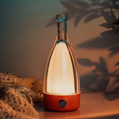 Lampe de Table LED Design Bouteille Réchargeable