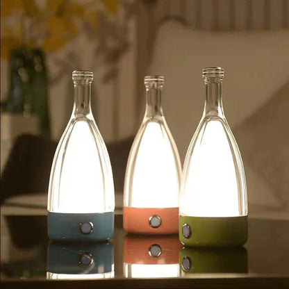 Lampe de Table LED Design Bouteille Réchargeable