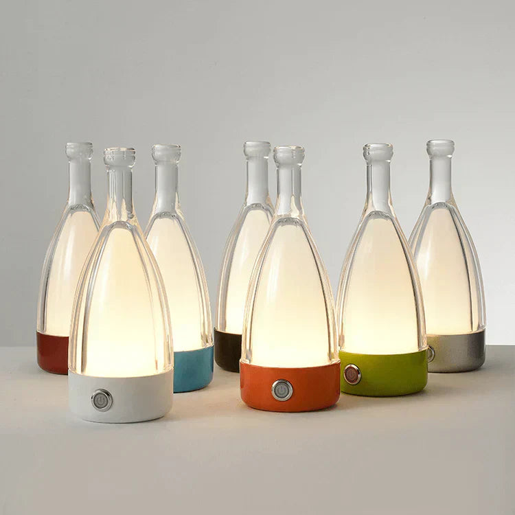 Lampe de Table LED Design Bouteille Réchargeable