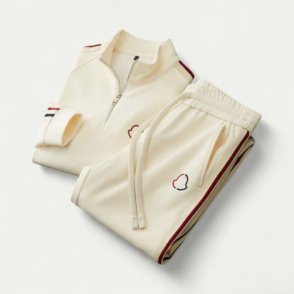 Survêtement Homme Élastique Zippé avec Pantalon Confortable - PanierRoyale