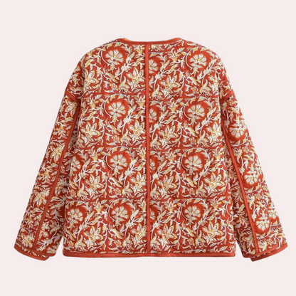 AILYNN - Veste d'Hiver Élégante à Fleurs pour Femmes