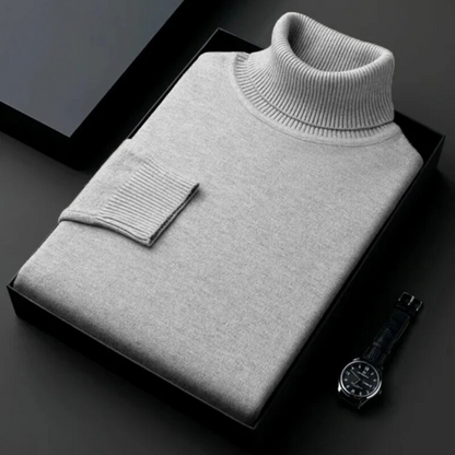 Pullover Col Roulé Chaud et Confortable