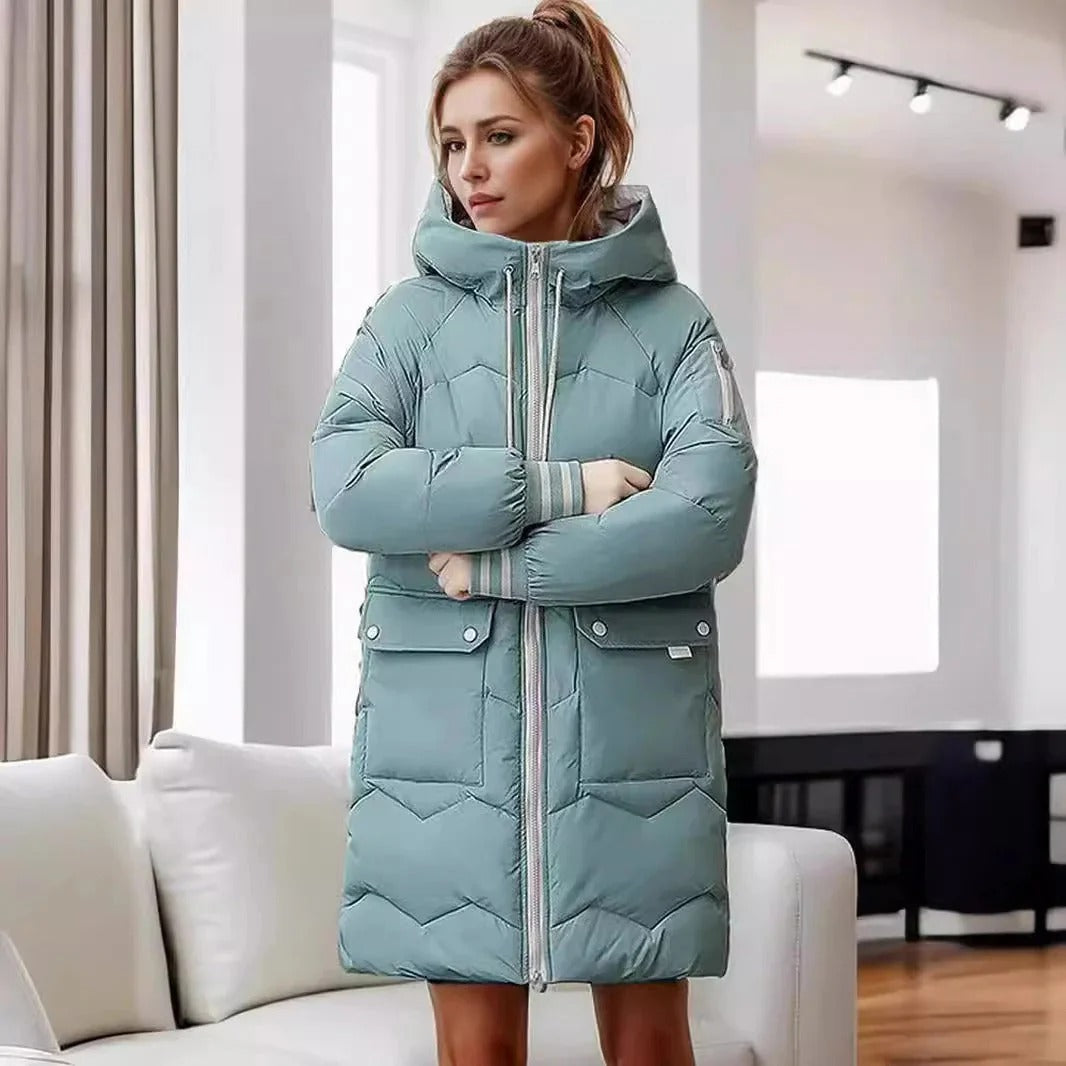 Veste femme capuche stretch et tendance