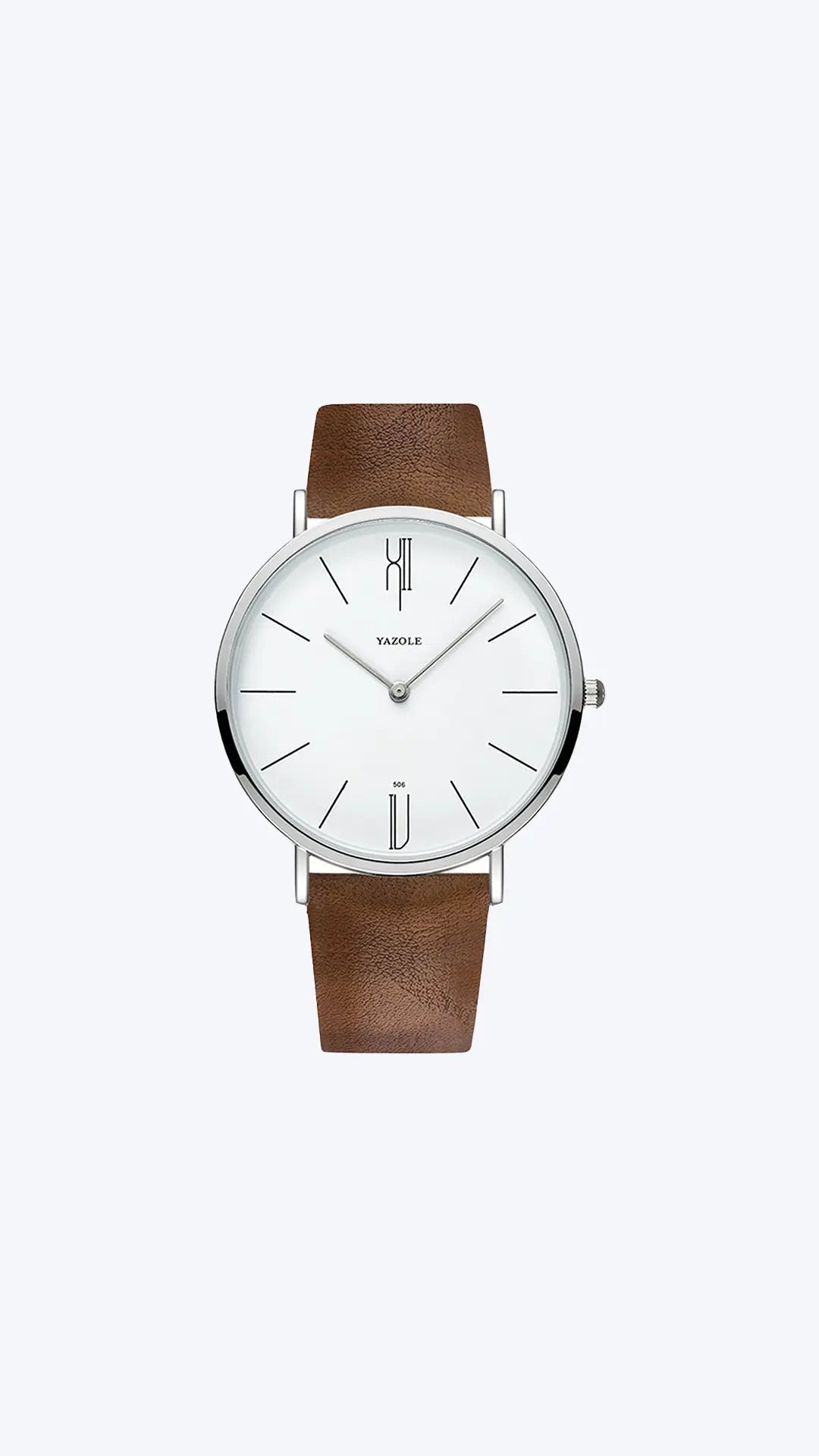Montre Homme Classique Élégante en Cuir