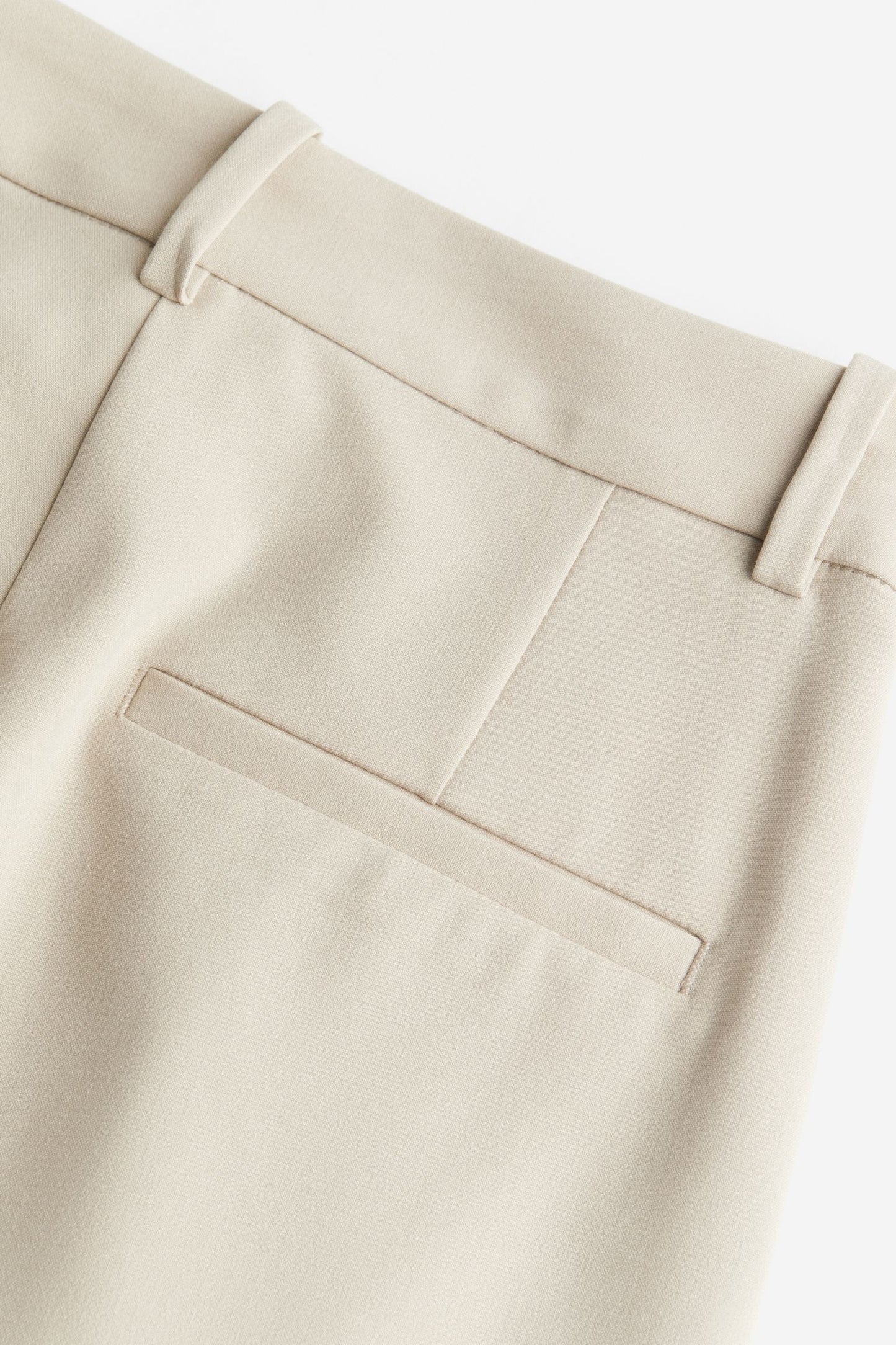Pantalon Femme Droit avec Plis sur le Devant