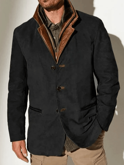 Veste Cuir Homme Élégant et Robuste
