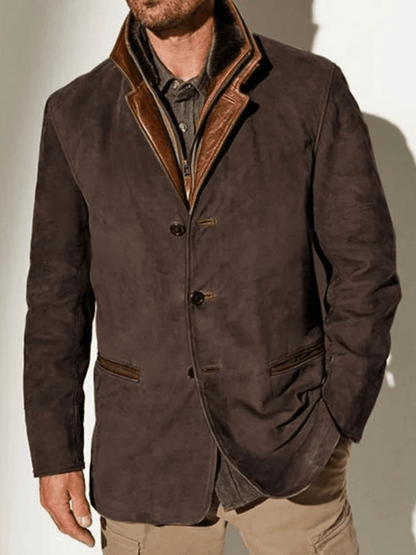 Veste Cuir Homme Élégant et Robuste