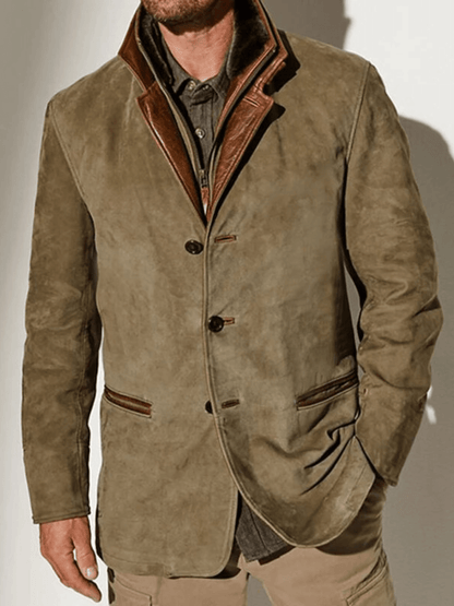 Veste Cuir Homme Élégant et Robuste - PanierRoyale