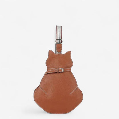 Sac à Dos Chat Mignon avec Poches Zippées et Bretelles Réglables