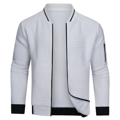 Pull zippé homme hiver chaud et confortable