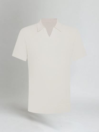 Chemise Polo Homme Classique à Col V