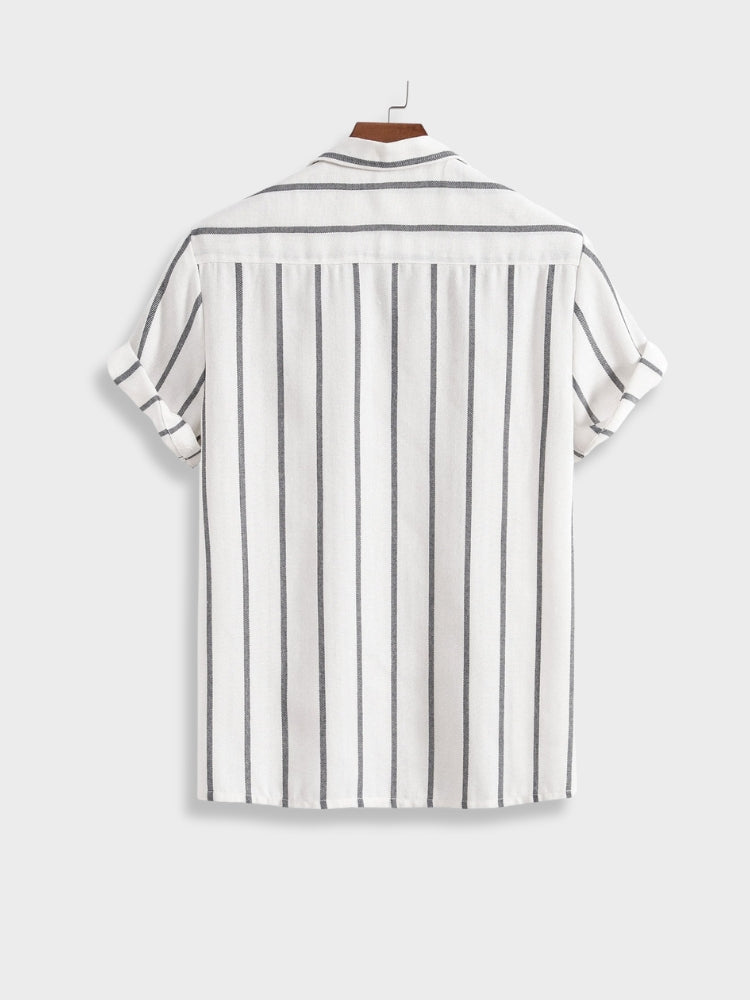 Maillot de Marin Homme été | Chemise Rayée et Shorts
