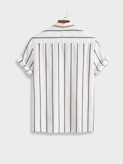 Maillot de Marin Homme été | Chemise Rayée et Shorts