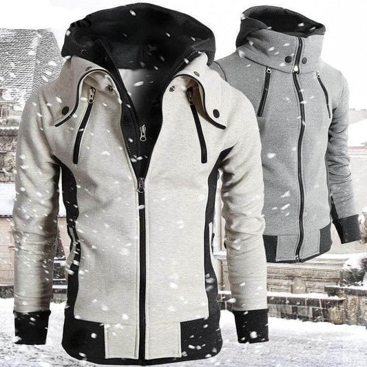 Veste polaire à capuche avec manches longues et poches multiples - PanierRoyale