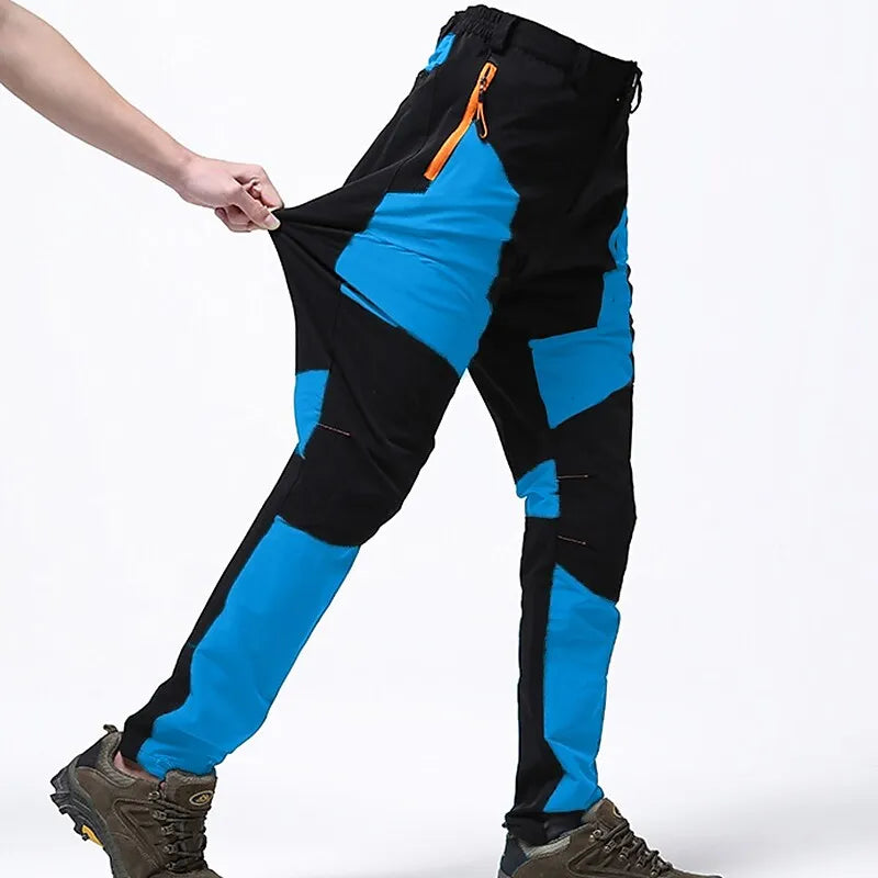 Pantalon Homme Étanche - Tissu Waterproof, Coupe Slim et Poches Utiles